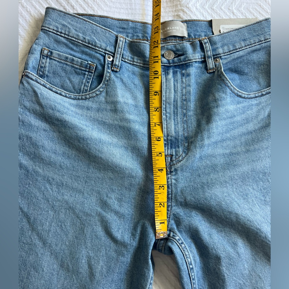 NWT - Everlane - “The Cheeky Jean” regular length - 30 Classic Blue  Jeans - Picture 9 of 12